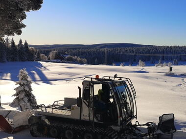 Loipenpräparierung an der Ebertswiese © Stefan Ebert