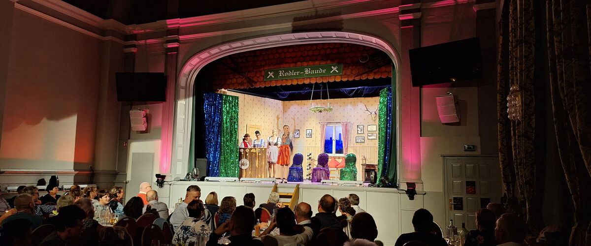 Blick in den Saal des Thüringer Kloßtheater in Friedrichroda